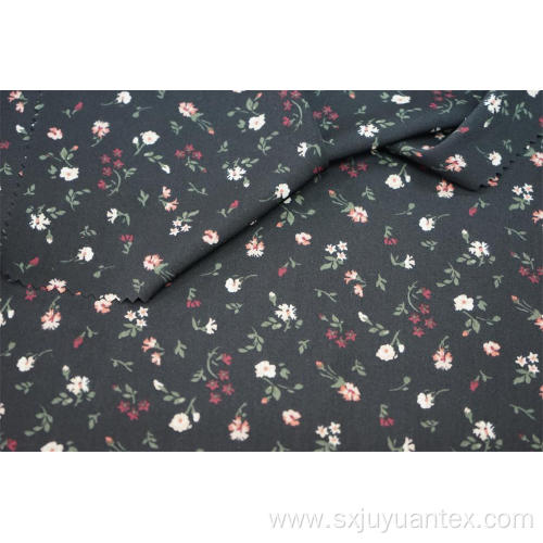 Polyester Hammered Satin Printed Fabric